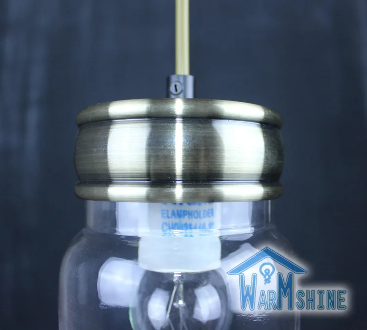 Потолочные железные подвесные лампы E27 в стиле ретро потолочные