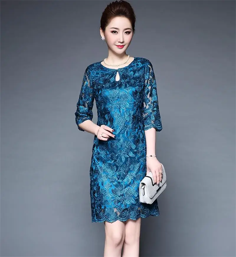 Летнее платье 2017 женское Европейский Дизайн Очаровательная Jacobs Вышивка тонкий