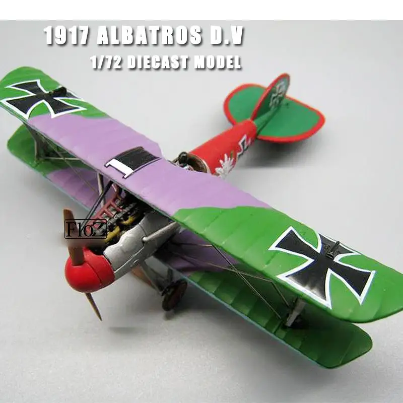 1917 Albatros D.V 1/72 литья под давлением модель самолета Амер |