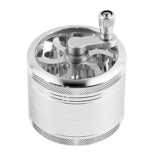 4 слоя Алюминий сплав ручка мельница Шлифовальные станки Херб Табак специй