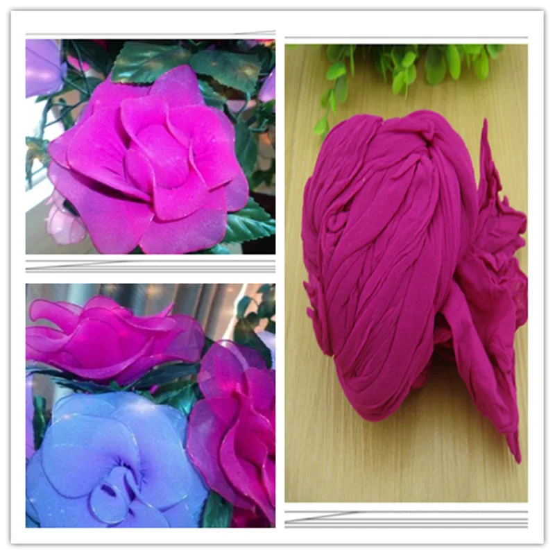 

Free shipping 47 colors mix shipping or only one color ship mesh flowers,nylon stocking material/ronde flower for DIY flower