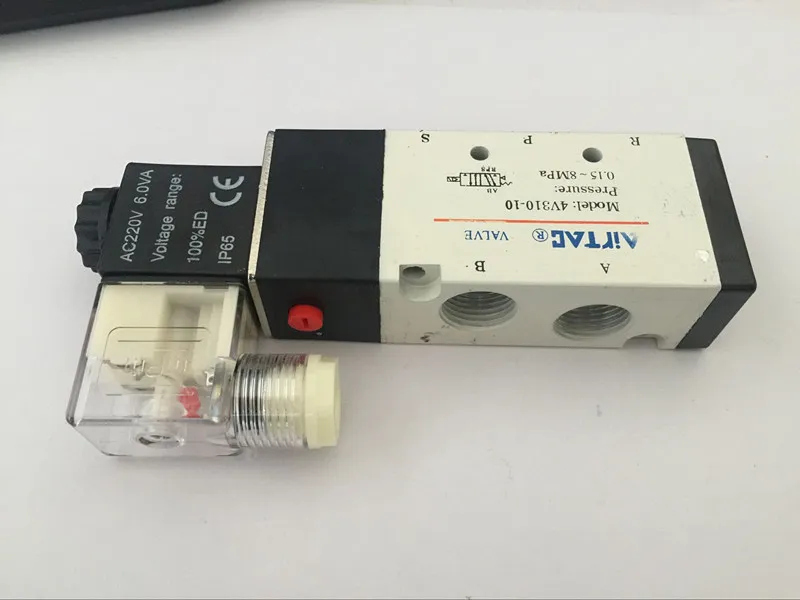 3/8 &quotNPT Airtac Тип 4V310 10 2pos 5 порт dc 12v 24v ac 110v 220v DC24V NPT рынок США и Канады|airtac|4v310-10npt |