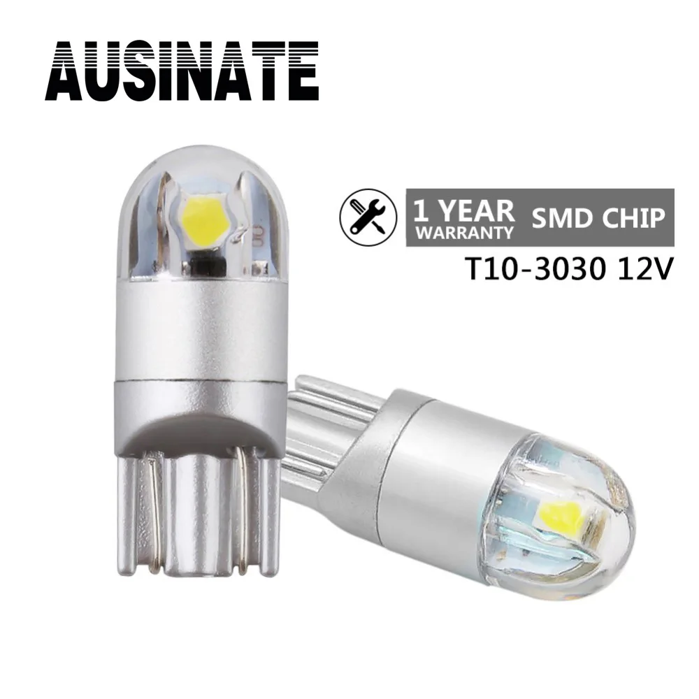 1 пара Автомобильные светодиодные лампы t10 6 Вт 3030 SMD 12 В 6000 К|Сигнальная лампа| |