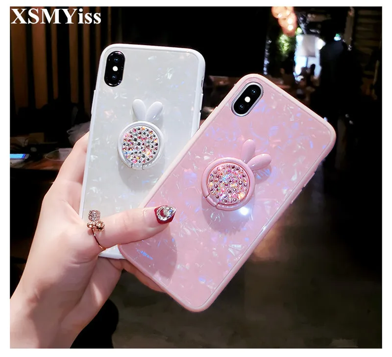 Роскошные блестящие чехлы для телефонов с бриллиантами iPhone X XS Max XR 8 7 6s Plus 11 Pro