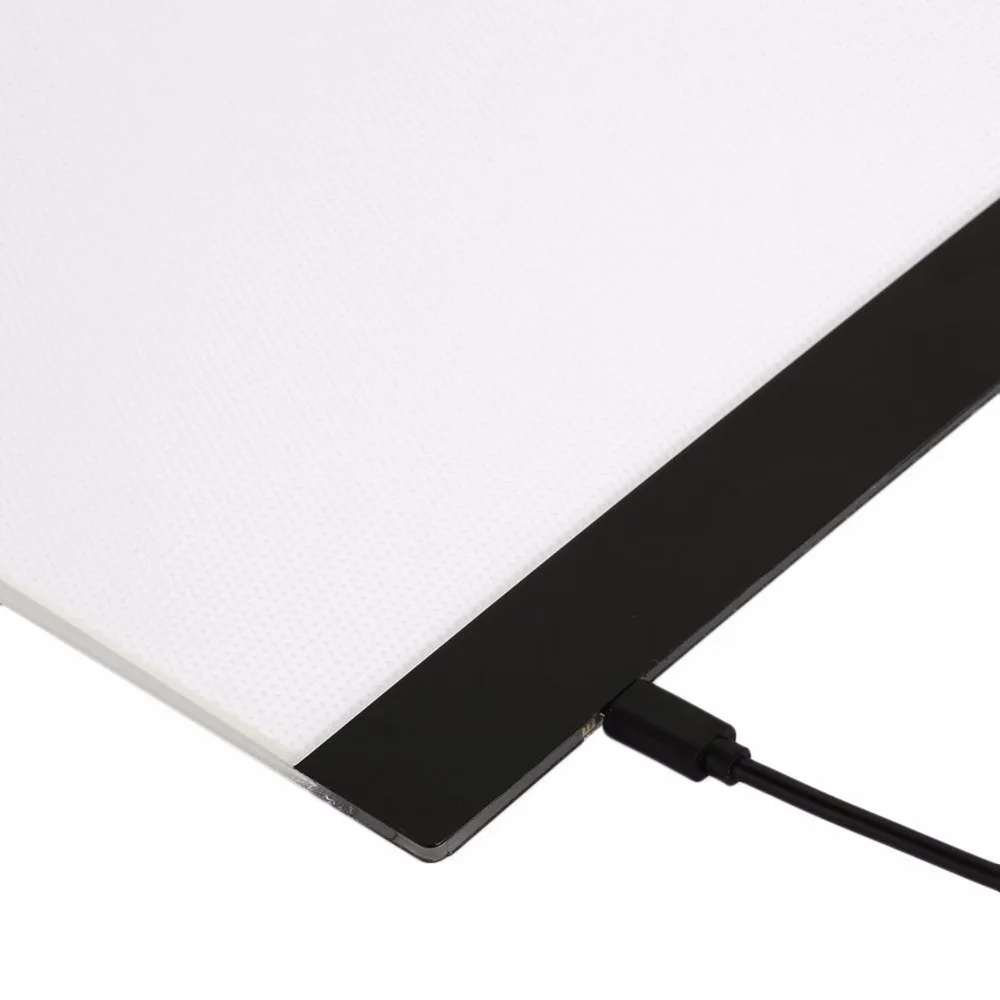 AMZDEAL A4 светодио дный рукописного ввода USB рекламы микро-планшет для рисования