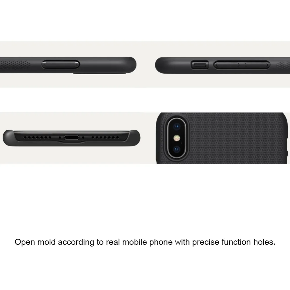 Для Apple iPhone xs max чехол NILLKIN Супер Матовый экран жесткая задняя крышка из ПК для |