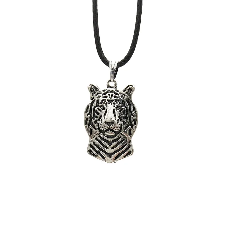 Wholesale Fashion Retro Power Tiger Pendant Necklace For Women Cute Tiny Head Vintage Jewelery Choker | Украшения и аксессуары