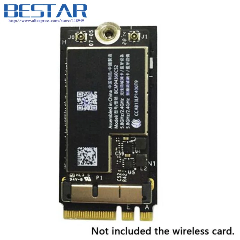 BCM94360CS2 BCM943224PCIEBT2 беспроводная карта для NGFF M.2 ключ A/E адаптер Macbook OS | Компьютеры и