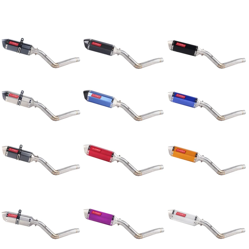 TRK502 мотоциклетная глушитель труба Akrapovic гоночная полная выхлопная система средняя Соединительная труба без шнуровки для Бенелли TRK 502 дБ-убийца