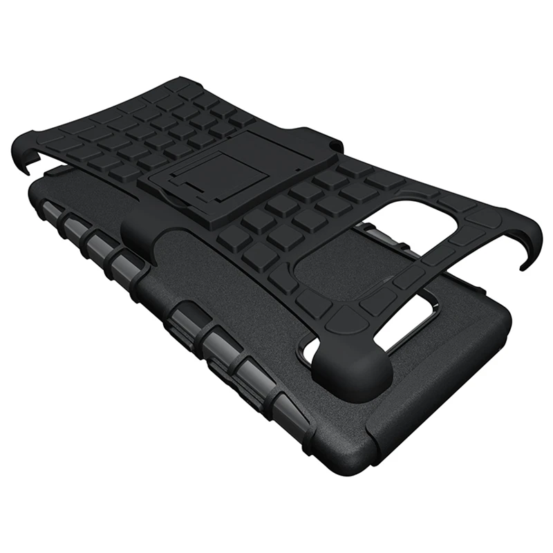Heavy Duty Armor Phone Cases For Samsung Galaxy Note 8 TPU PC Plastic Dual Case With Stand Silicon Cover Funda | Мобильные телефоны