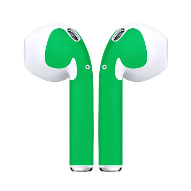 OOTDTY Прямая поставка тонкая наклейка для наушников Apple Airpods Air Pods стикер Аксессуары