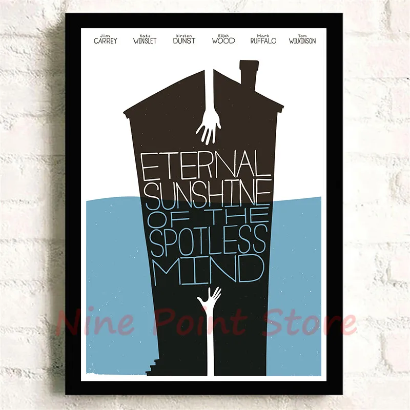 Jim Carrey Eternal Sunshine of the Spotless Mind бумага с покрытием печатает плакат HD изображение украшение дома гостиная бескаркасная