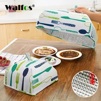 walfos foldable food covers 2018 keep warm aluminum foil dishes cover insulation kitchen table accessories tools