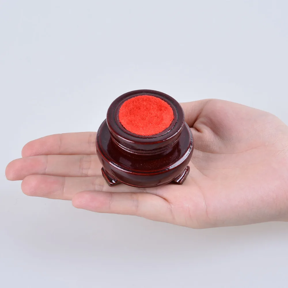 Деревянная подставка для дисплея основа хрустального шара искусственный камень