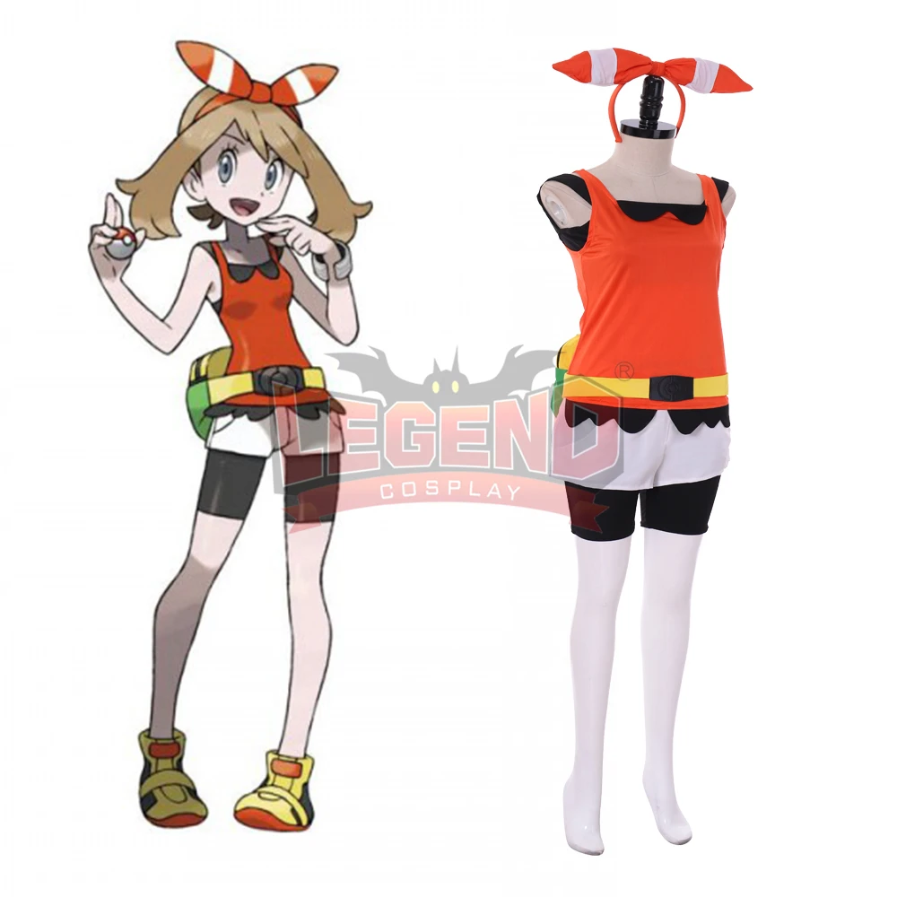 Pokemon Omega Ruby and Alpha Sapphire May Haruka Costume Cosplay custom made Halloween costume