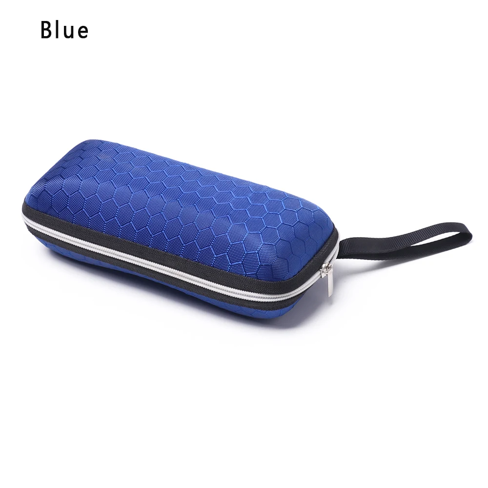 Style2-Blue Новые модные чехлы для очков, чехол для солнцезащитных очков, чехол для женщин, коробка для очков со шнурком на молнии, Чехол для очков s для мужских классов - Цвет: Style2-Blue