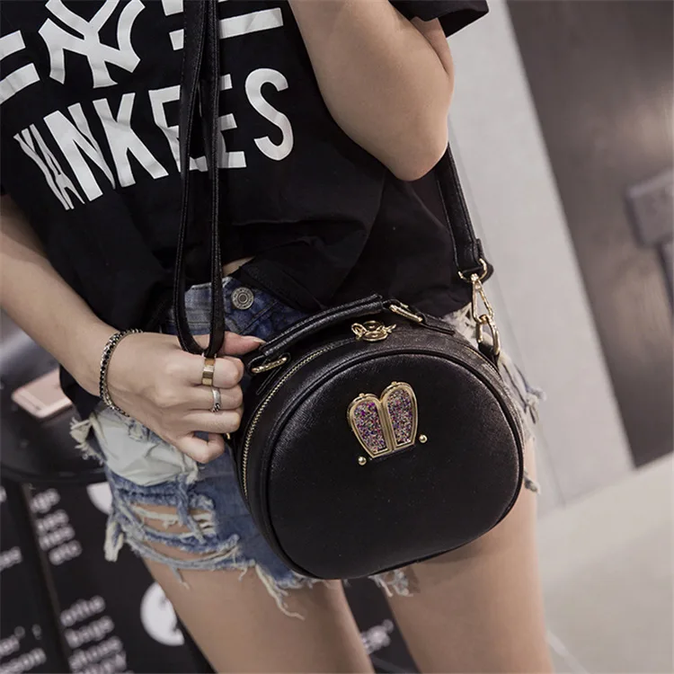 Женская маленькая сумочка через плечо из искусственной кожи модная мини на ремне