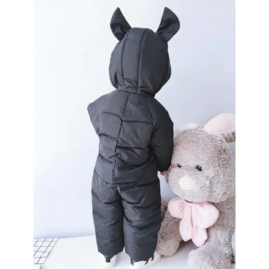 Милые комбинезоны с капюшоном для новорожденных одежда маленьких мальчиков