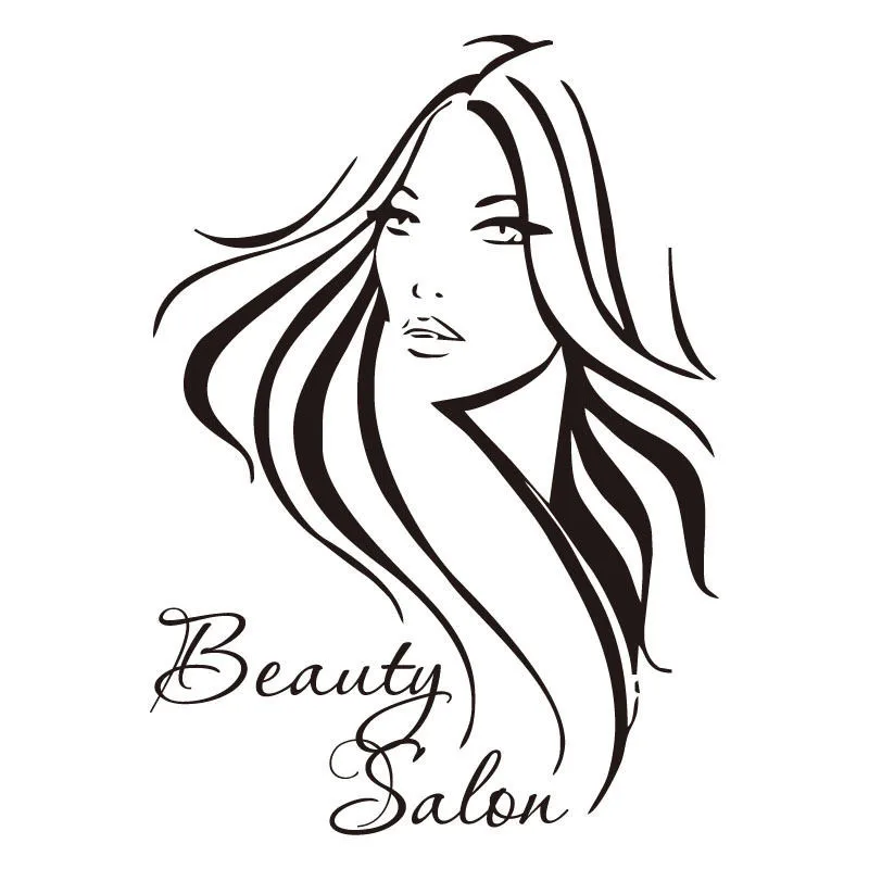 Красивые длинные волосы для салона красоты декоративное искусство гостиной