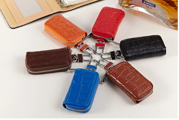 Горячая продажа кожаный бумажник ключница для автомобиля мужчин