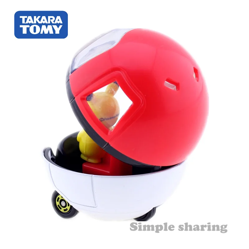 Takara Tomy Dream Tomica R10 ездить на Пикачу Карманный Монстр мяч забавные фигурки покемонов