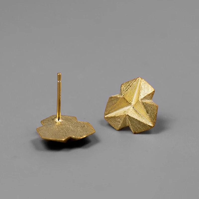 Lotus Fun реальные 925 пробы серебро ручной работы Fine Jewelry минимализм Стиль