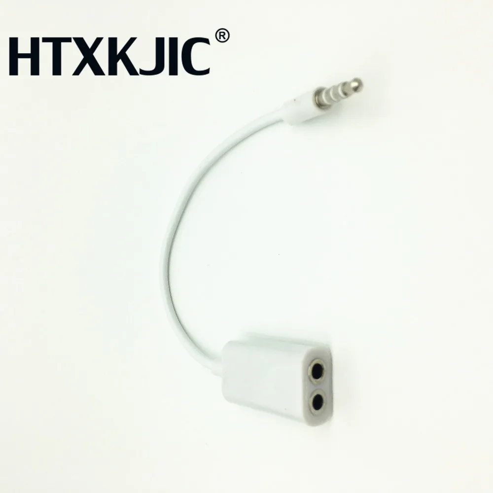 1 штекер 2 гнезда 3 5 разъем Aux аудио кабель сплиттер для наушников Apple iPhone 4 5s 6 6S 7 plus
