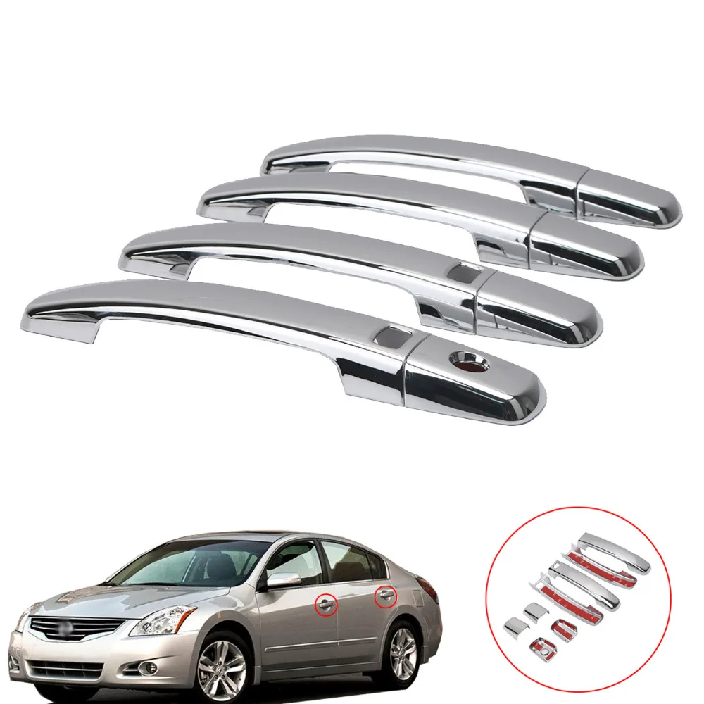 Wisengear Chrome 4 двери ручки набор для Nissan Altima sentra Frontier Максима Qashqai квест 2007 2008 2009 2010 2012 #