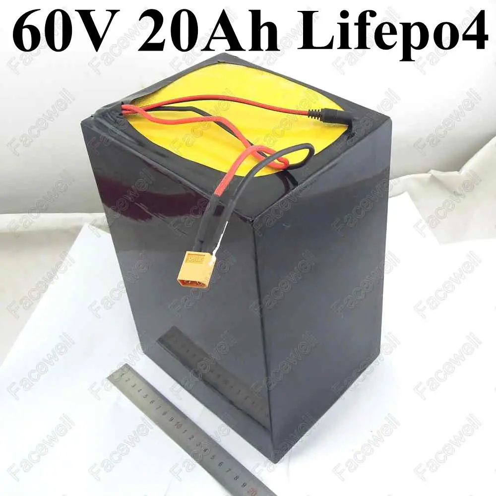 Аккумулятор для электровелосипеда 60 В 20 Ач 20s 2500 Вт lifepo4 + зарядное устройство BMS