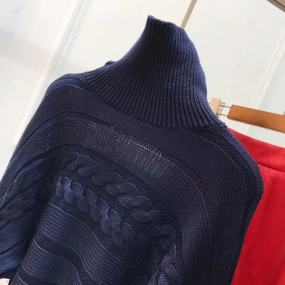 Женский свитер с жемчугом ALPHALMODA прозрачный плотный теплый джемпер кисточками и