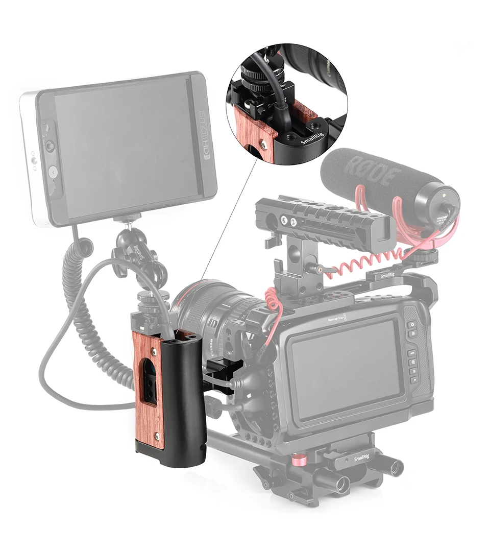 SmallRig DSLR камера NATO ручка камеры клетка ручка Боковая ручка для BMPCC 4 K/BMPCC 6K камеры и для samsung T5 SSD 2270