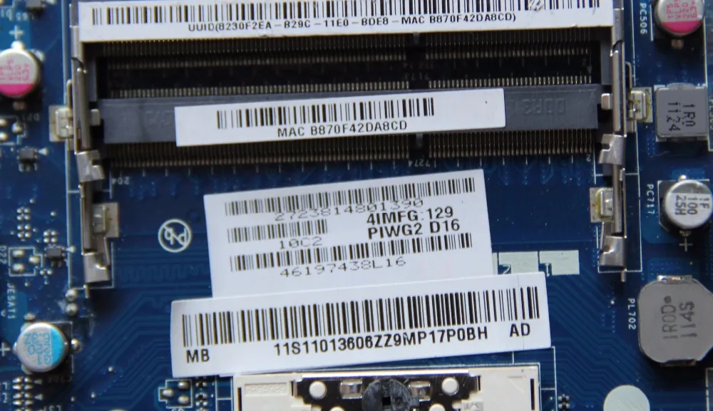 Lenovo G570, PIWG2  216-0774207 ,   HM65 DDR3,  ,