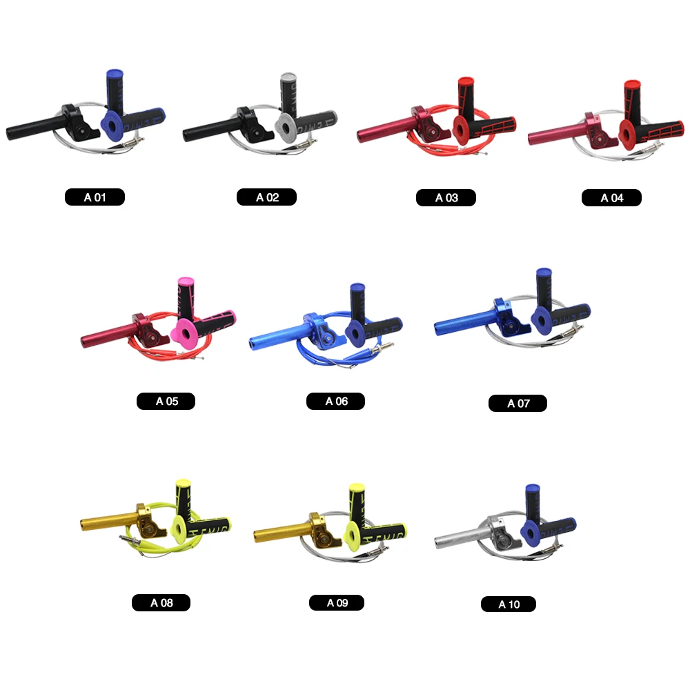 Твист рукоятка ZS Racing CNC корпуса дроссельной заслонки трос рукоятки для Honda Kawasaki KTM