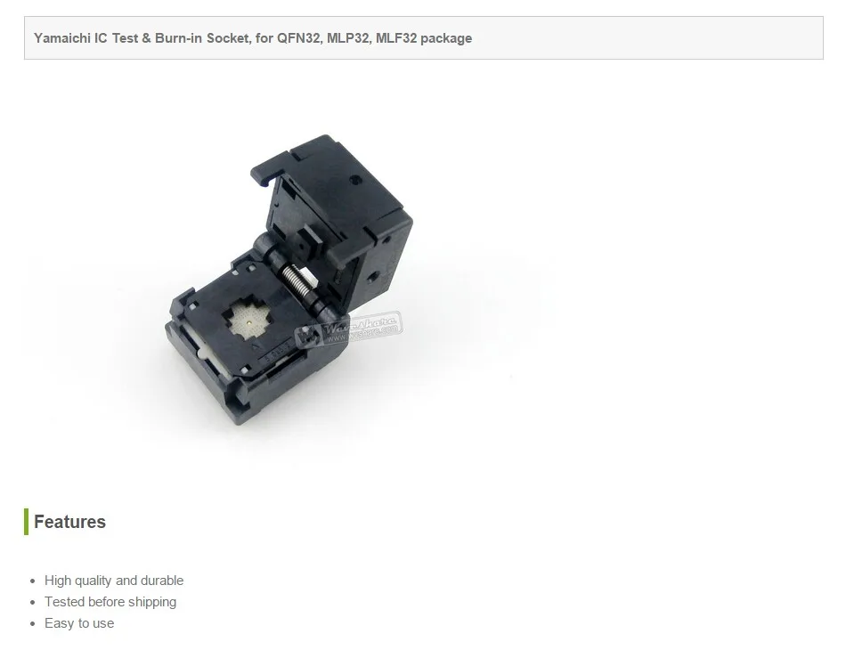 Yamaichi IC Test &amp Burn-in Socket for QFN32 MLP32 MLF32 package (Three choose one) FREE SHIPPING | Красота и здоровье