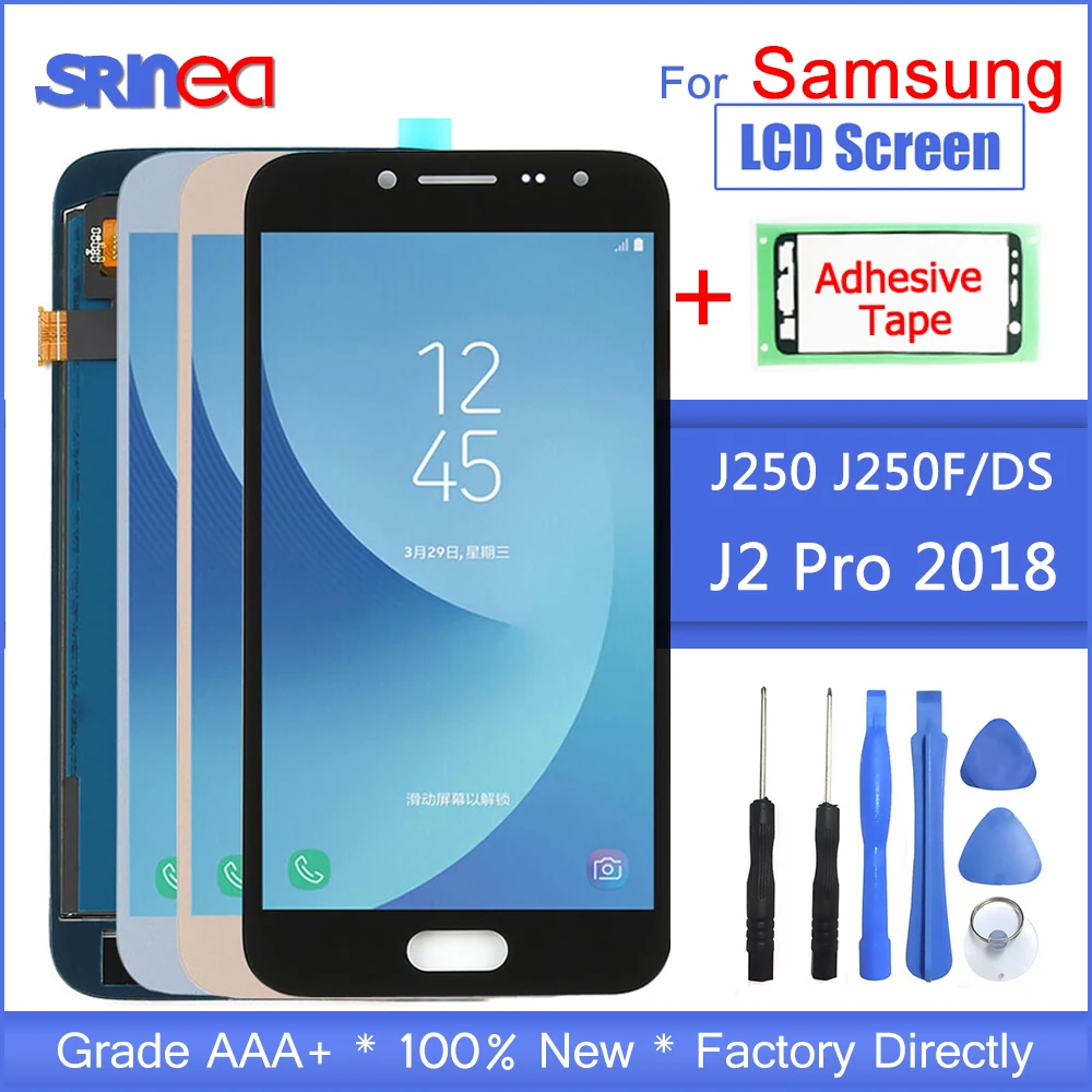 Для samsung Galaxy J2 Pro 2018 lcd J250 J250F/DS J250F дисплей сенсорный экран дигитайзер замена