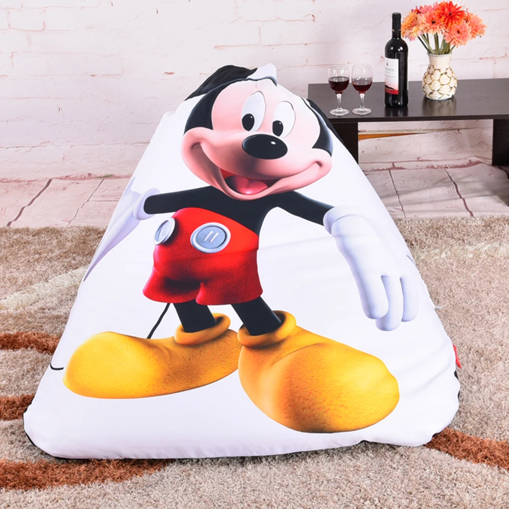 LEVMOON Beanbag диван стул мышь печать сиденье zac комфорт мешок Bean кровать крышка без