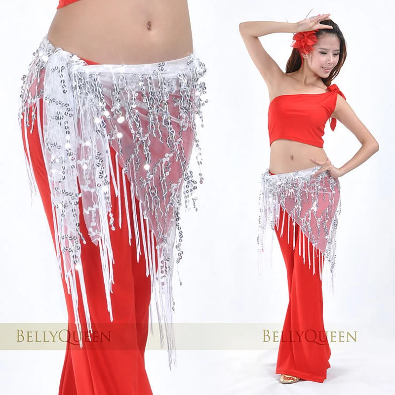 Костюм для танца живота с блестками Регулируемый шарф аксессуар танцев оптовая