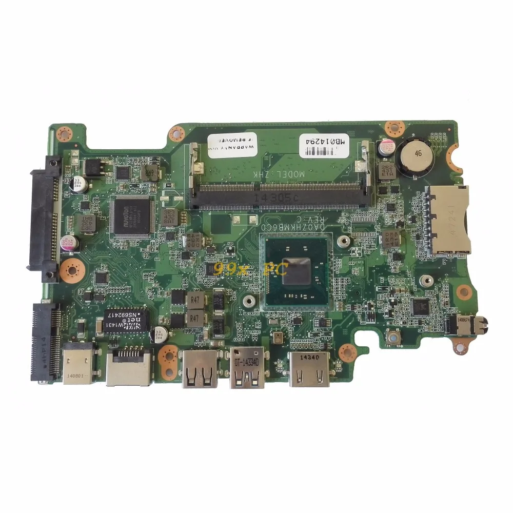 Материнская плата для ноутбука Acer e3 112 W/N2840 Процессор NB. MRK11.001 NBMRK11001 DA0ZHKMB6C0
