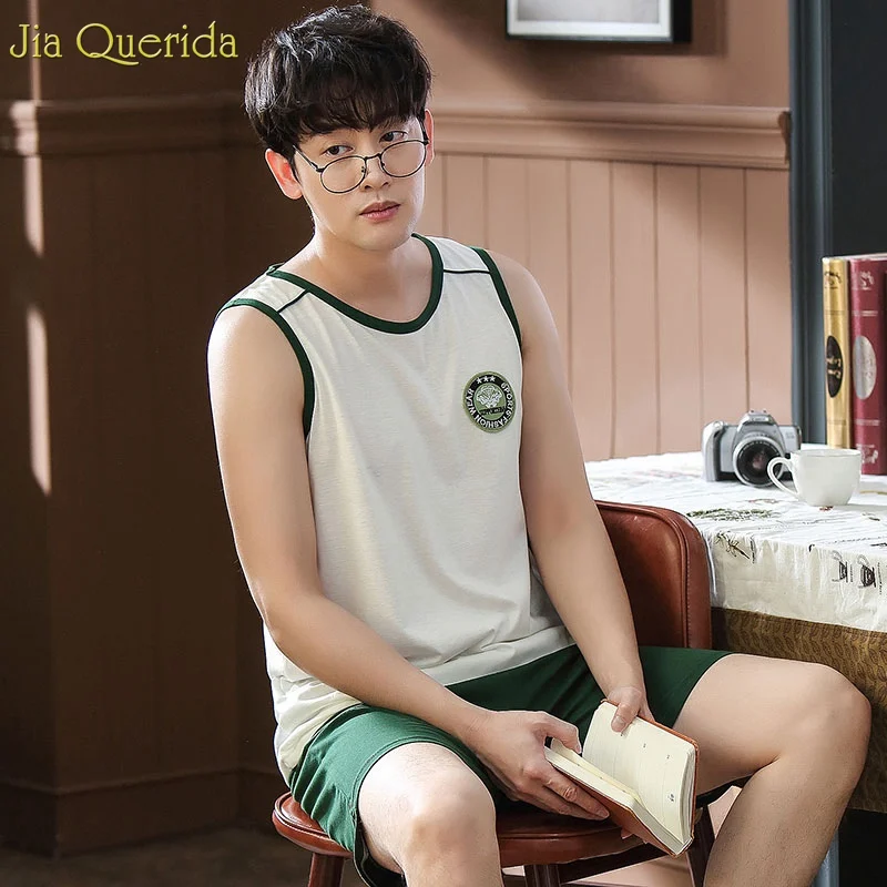 Мужские китайские Пижамы 2019 новые модные домашние костюмы хлопковая одежда для