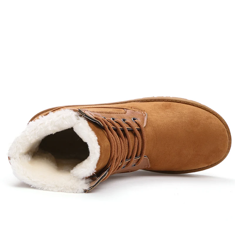 Моды для Мужчин Снегоступы Человек Нового Вопроса Замши Стадо Сапоги мужчины