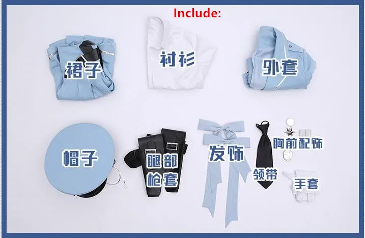 Vsinger Luo Tianyi Uniform Fan art Cosplay costume skirt hat gift for girls | Тематическая одежда и униформа