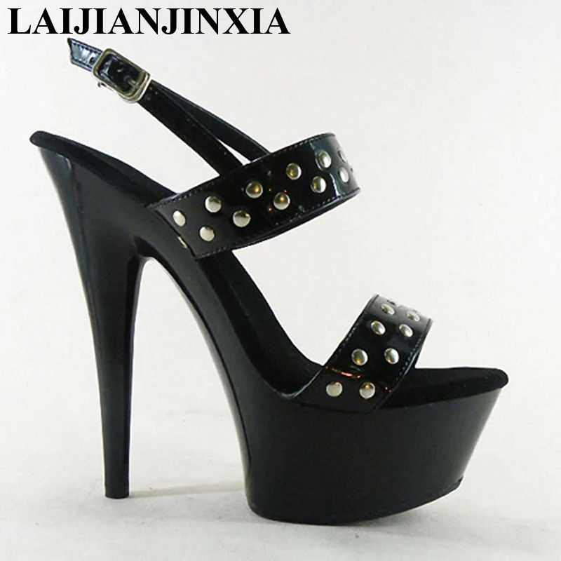 

LAIJIANJINXIA/Новые пикантные туфли на высоком каблуке 15 см босоножки на высоком каблуке, украшенные камнями; Модная обувь для ночного клуба; Модные туфли для танцев у шеста; Модельная обувь; Женские туфли-лодочки на высоком каблуке-S-039