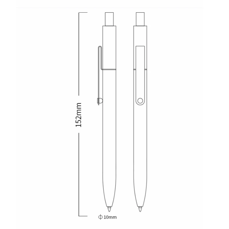 Ручка Xiaomi Mijia, черные, синие, красные чернила для ноутбука Mijia, Kaco, благородная бумага из искусственной кожи, слот для карт, кошелек, книга, гелевая ручка для офиса, школы