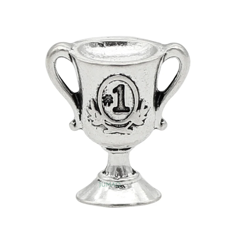 8 шт./лот подвеска в виде трофей из античного серебра 20x18 мм|charm pendant|silver charm pendantpendant