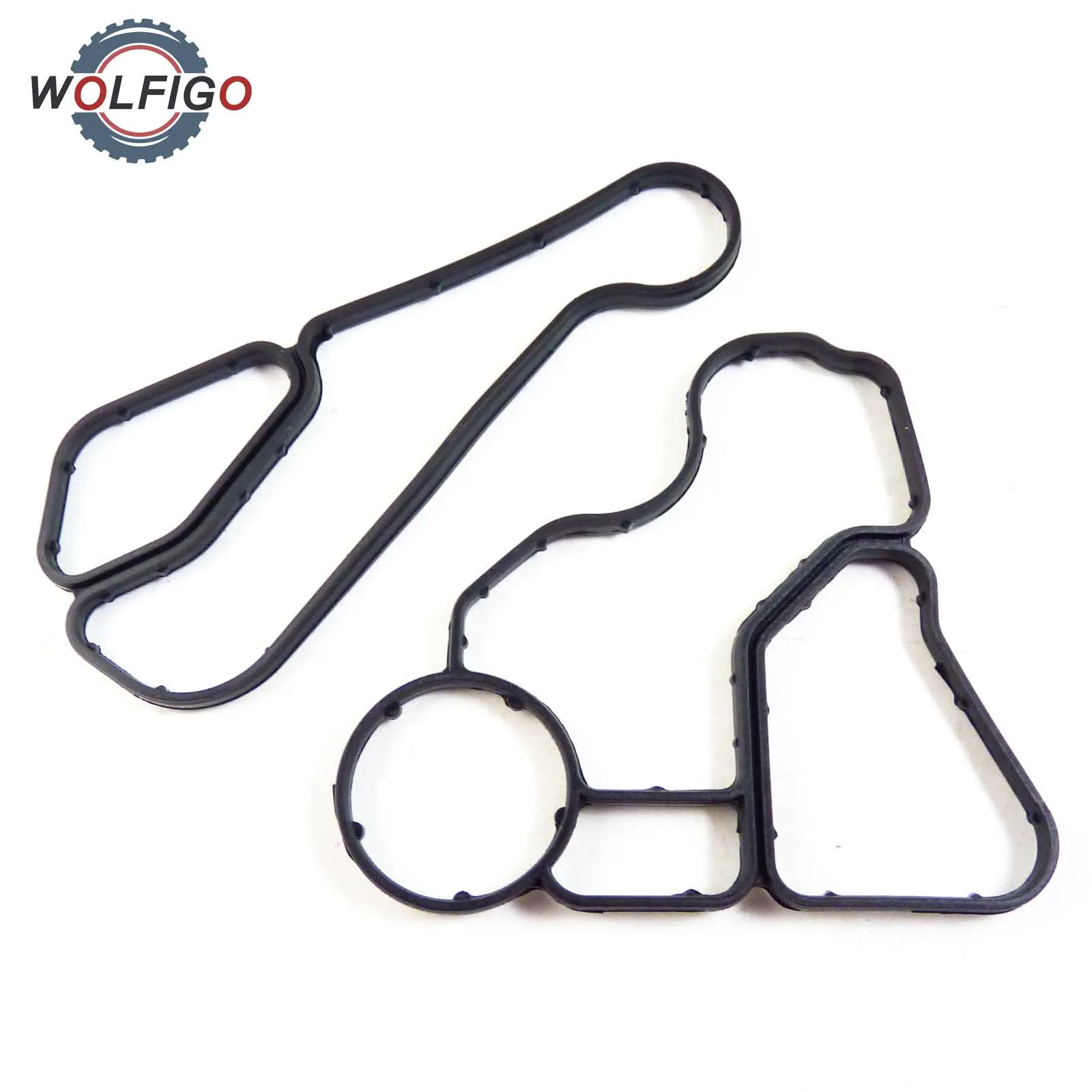 WOLFIGO 2 шт./компл. прокладка корпуса масляного фильтра 11427525335 11427537293 для BMW E60 E61 E90 E81