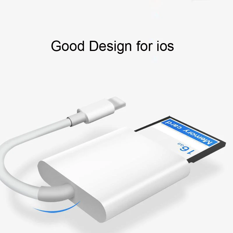 OTG Card Reader for Lightning to SD Smart Camera Readers Adapter iPhone XR XS X 8 7 iPad Apple iOS9.2 10 11 12Memory | Компьютеры и