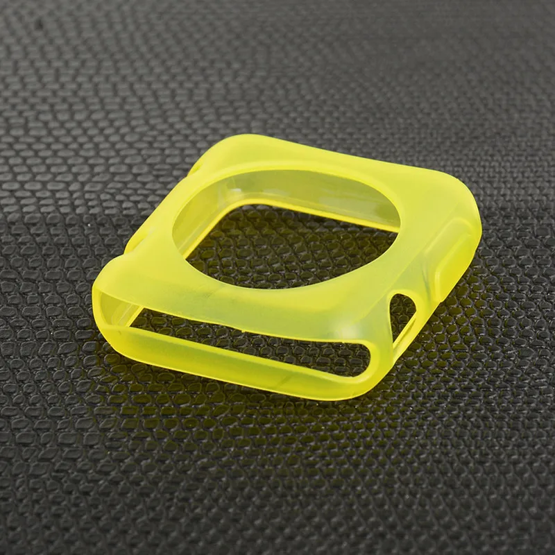 Мягкий силиконовый чехол для apple watch band apple watch 4 3 5 Чехол 44 мм/40 мм iwatch 42 мм/38 мм чехол и Защитная крышка для экрана