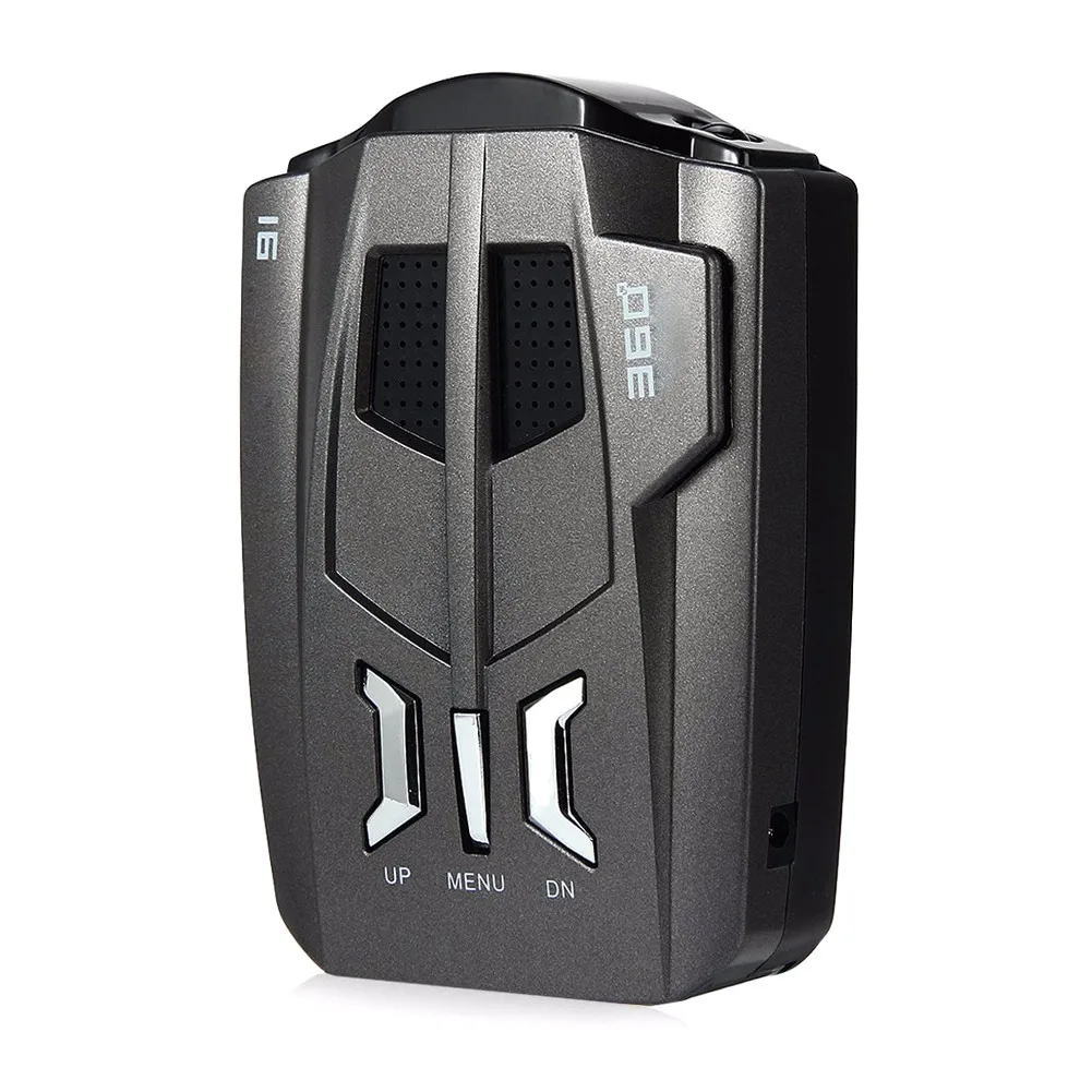 1 шт. автомобильный радар детектор голосовое оповещение 16 диапазонов 360 градусов