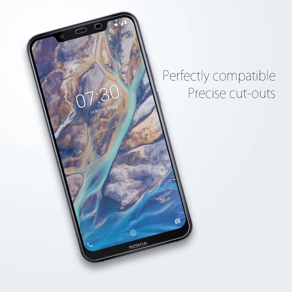 SLEO 2Pc For Nokia 8.1 Tempered Glass Full Cover 9H Screen Protector for Protective Film X7 6.18&quot | Мобильные телефоны и