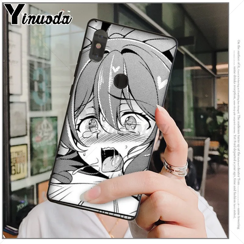 Yinuoda аниме девушка мультфильм Япония милые лица DIY Роскошный чехол для телефона для Xiao mi Red mi 5 5Plus Note4 4X Note5 6A mi 6 mi x2 mi x2S